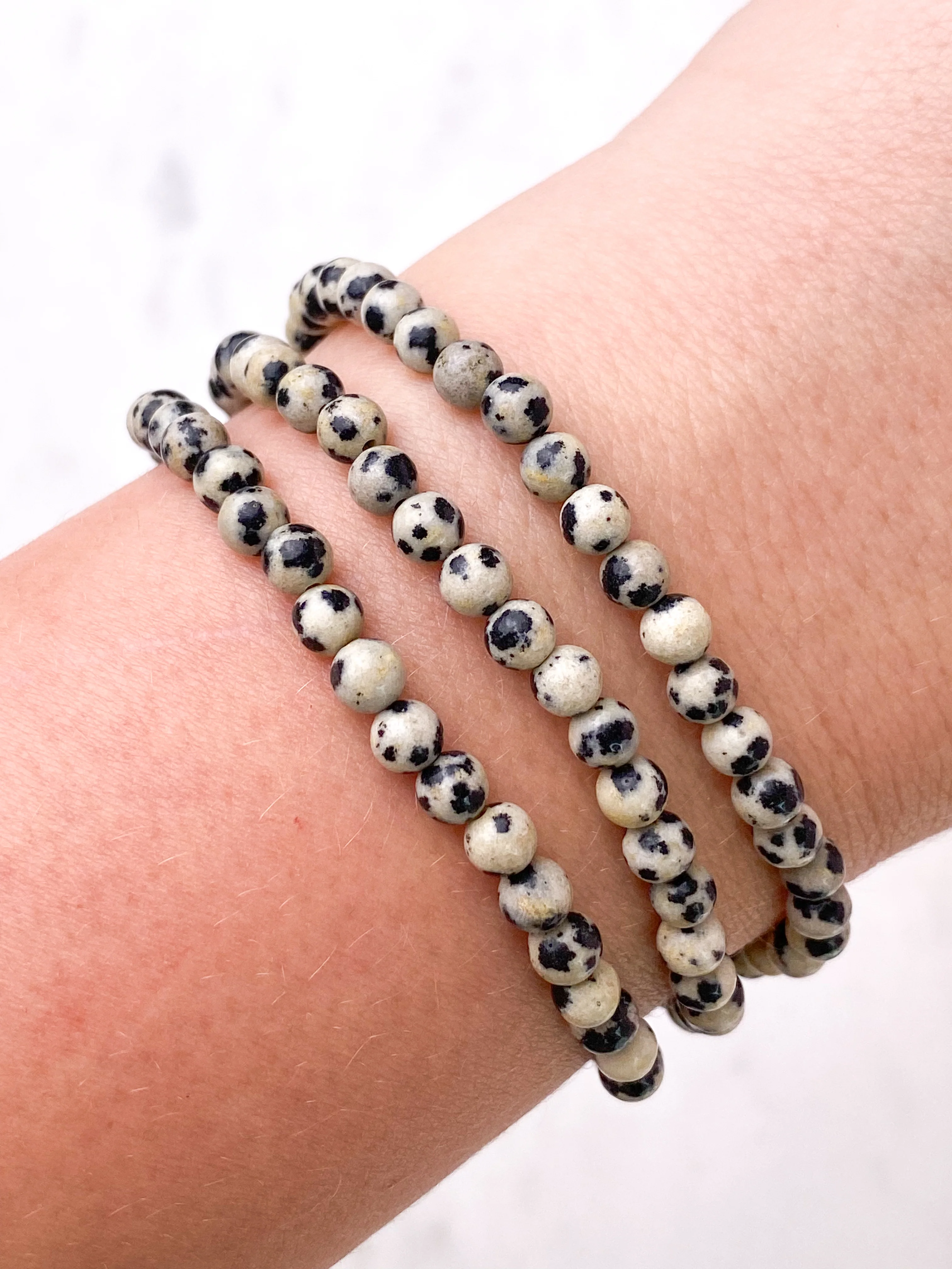 Dalmatiner Jaspis Armbånd - Image 3