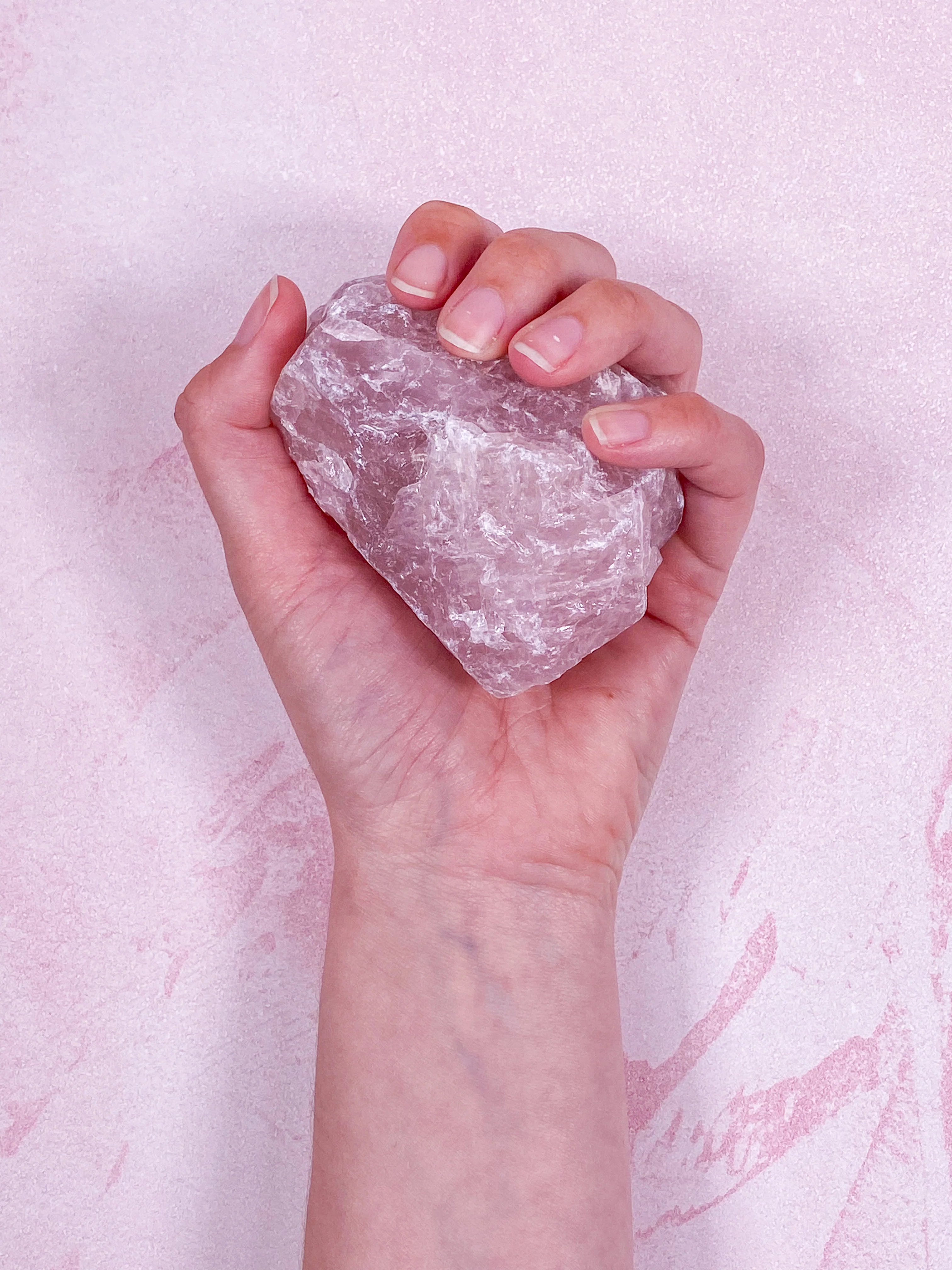 Kæmpe Rosakvarts Rå - Image 4