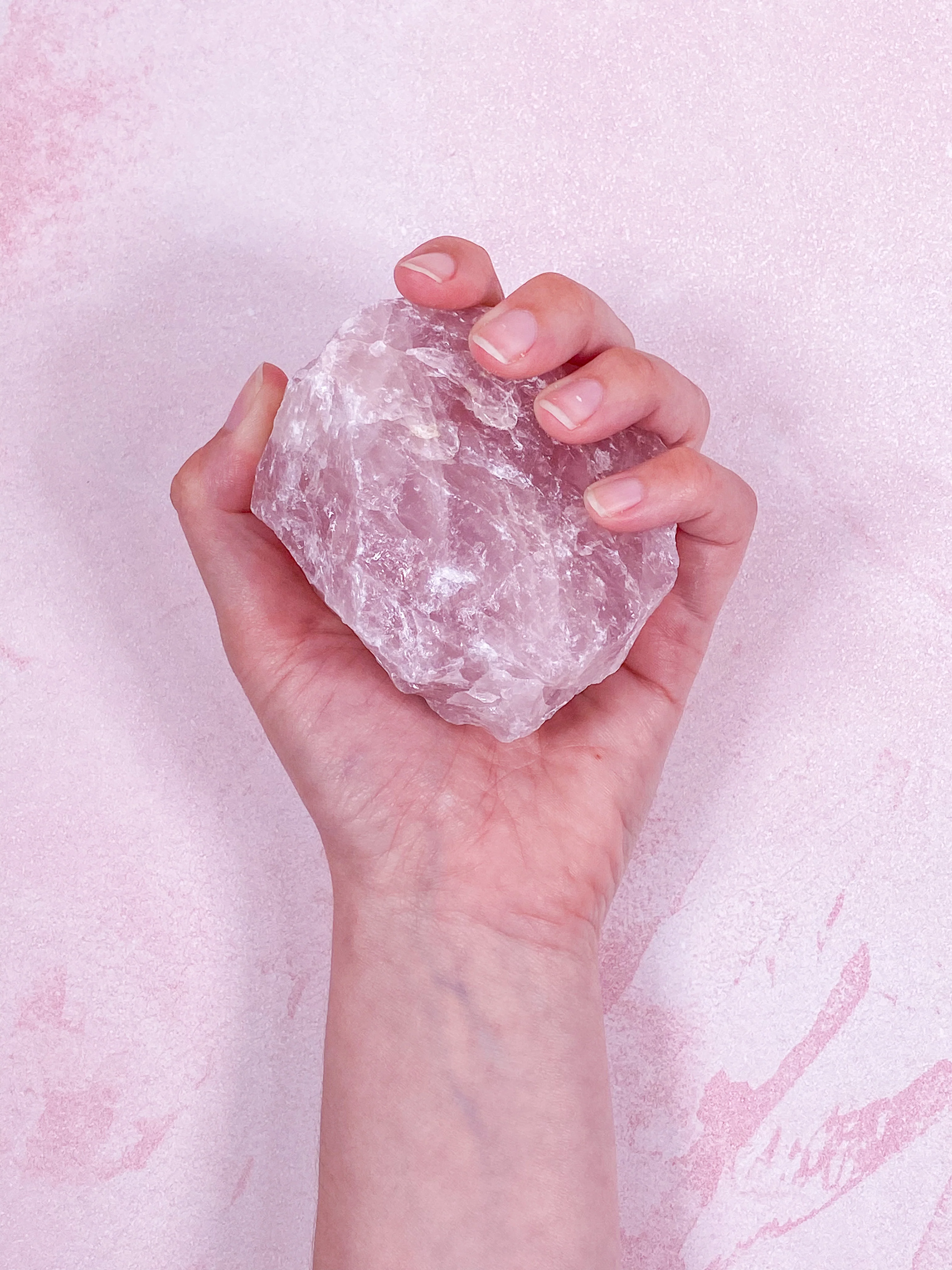 Kæmpe Rosakvarts Rå - Image 5