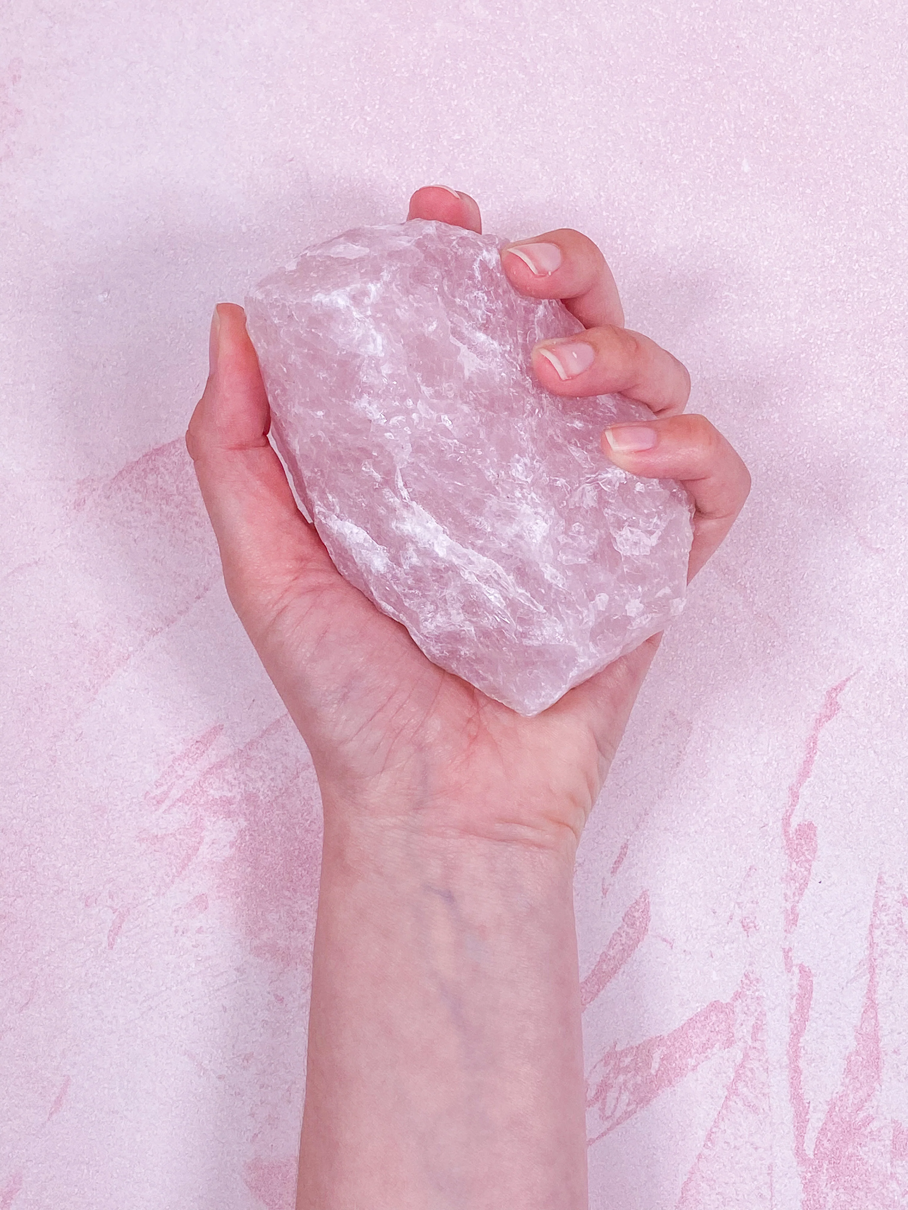 Kæmpe Rosakvarts Rå - Image 7