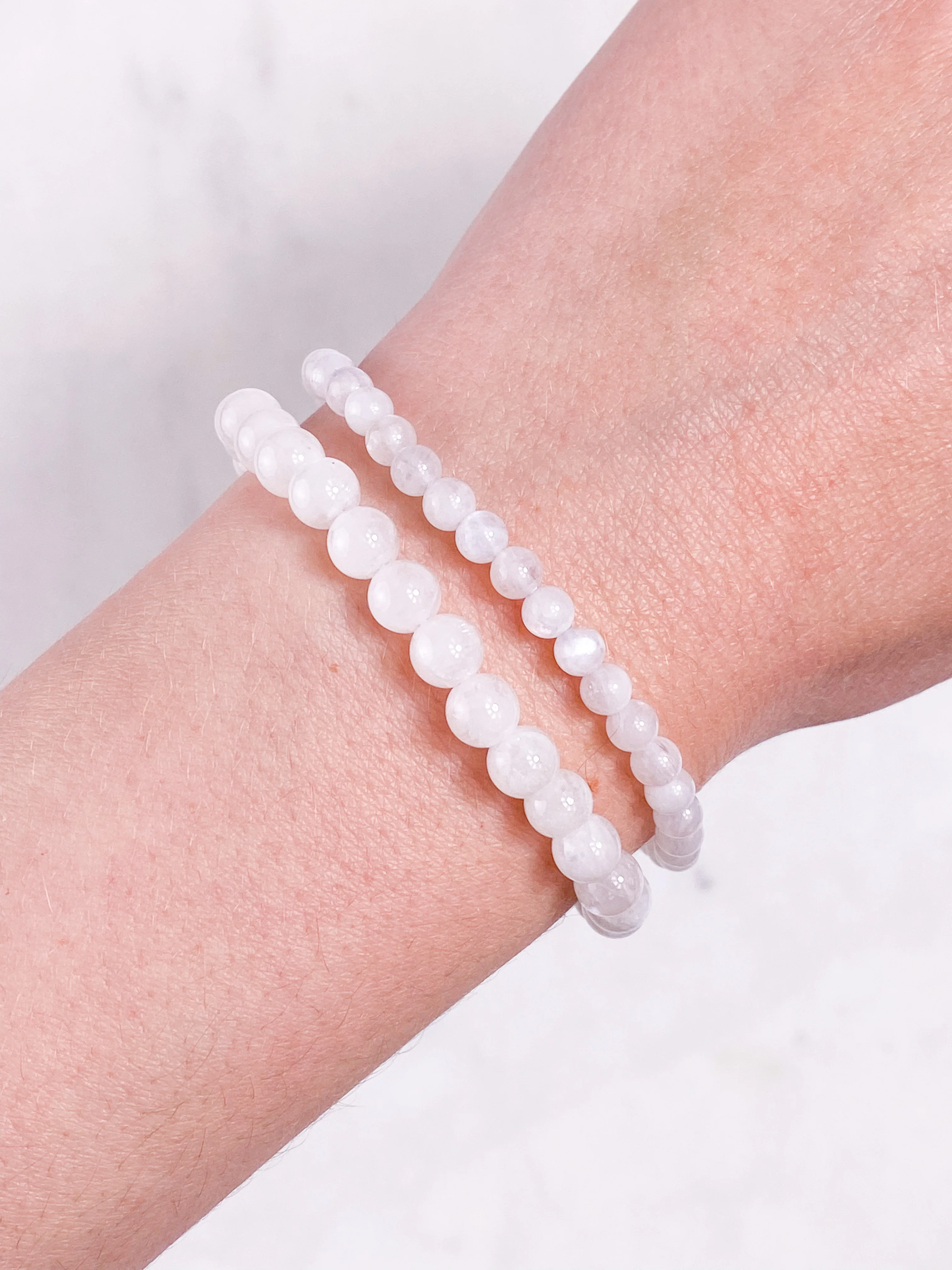 Regnbue Månesten Armbånd - Image 3