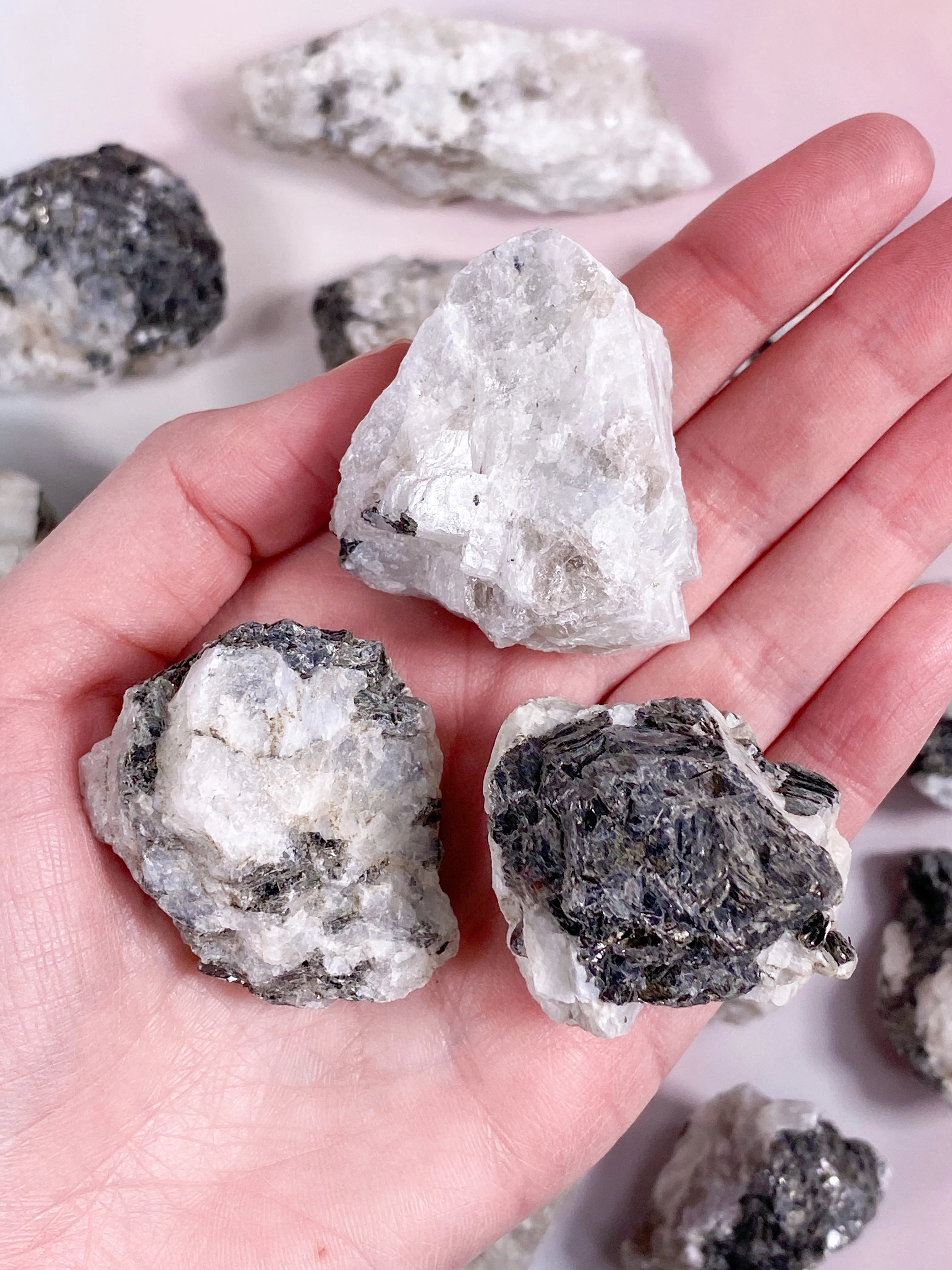 Regnbue Månesten Rå - Image 3